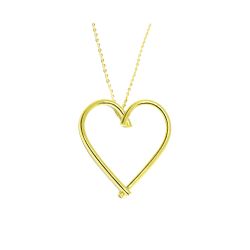 Colar Cora��o em Ouro 18 Kilates � 25310