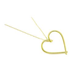 Colar Cora��o em Ouro 18 Kilates � 25310