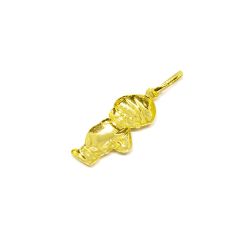 Pingente Boneco Alem�ozinho em Ouro 18 Kilates � 25316