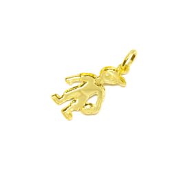 Pingente  Menino Craque da Bola em Ouro 18 Kilates � 25317