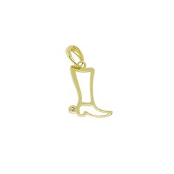 Pingente Bota Rodeio em Ouro 18 Kilates � 25335