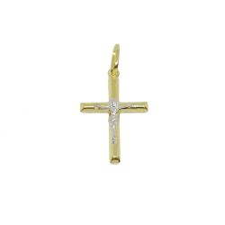 Pingente Crucifixo com Rodio em Ouro 18 Kilates � 25339