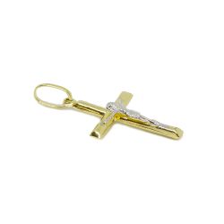 Pingente Crucifixo com Rodio em Ouro 18 Kilates � 25339