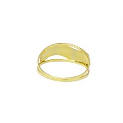 Anel Onda Tricolor em Ouro 18 Kilates � 25373