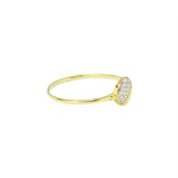 Anel Dois Amores em Ouro 18 Kilates � 25378