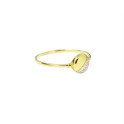 Anel Dois Amores em Ouro 18 Kilates � 25378