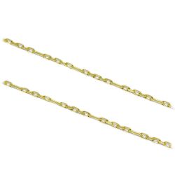 Corrente Malha Cartier 5 x 1 Fina em Ouro 18 Kilates � 25387
