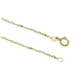 Corrente Malha Cartier 5 x 1 Fina em Ouro 18 Kilates � 25387