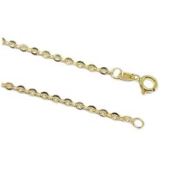 Corrente Malha Portuguesa Laminada Oca em Ouro 18 Kilates � 25393