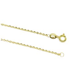 Colar Trio Cora��o Vermelho em Ouro 18 Kilates � 25402