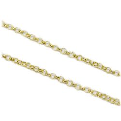 Pulseira Malha Portuguesa Fina Oca em Ouro 18 Kilates � 25407