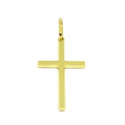 Pingente Cruz Quadrada em Ouro 18 Kilates � 25426