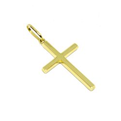 Pingente Cruz Quadrada em Ouro 18 Kilates � 25426
