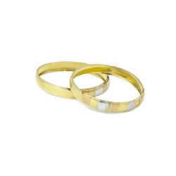Aparador Gomos Tricolor em Ouro 18 Kilates � 25453
