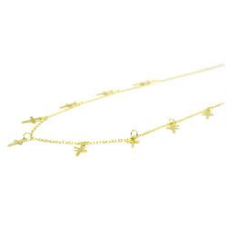 Colar Pingente Cruz em Ouro 18 Kilates � 25457