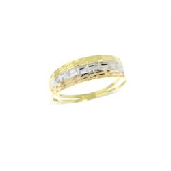 Anel Tricolor em Ouro 18 Kilates - 25462