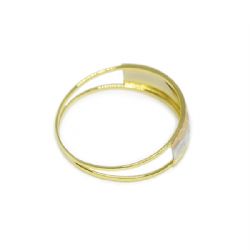Anel Tricolor em Ouro 18 Kilates - 25462